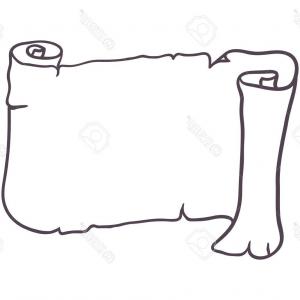 300x300 Photostock Vector Vintage Old Paper Scroll Script Vector