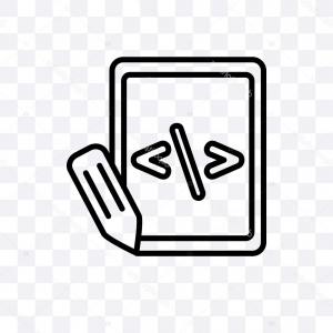 300x300 Stock Illustration Script Vector Linear Icon Isolated Wallkeeper