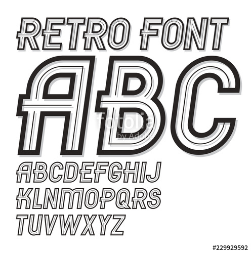 496x500 Vector Vintage Creative Script, Cool Alphabet Letters Set, Can Be