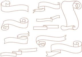 286x200 Scroll Banner Free Vector Art