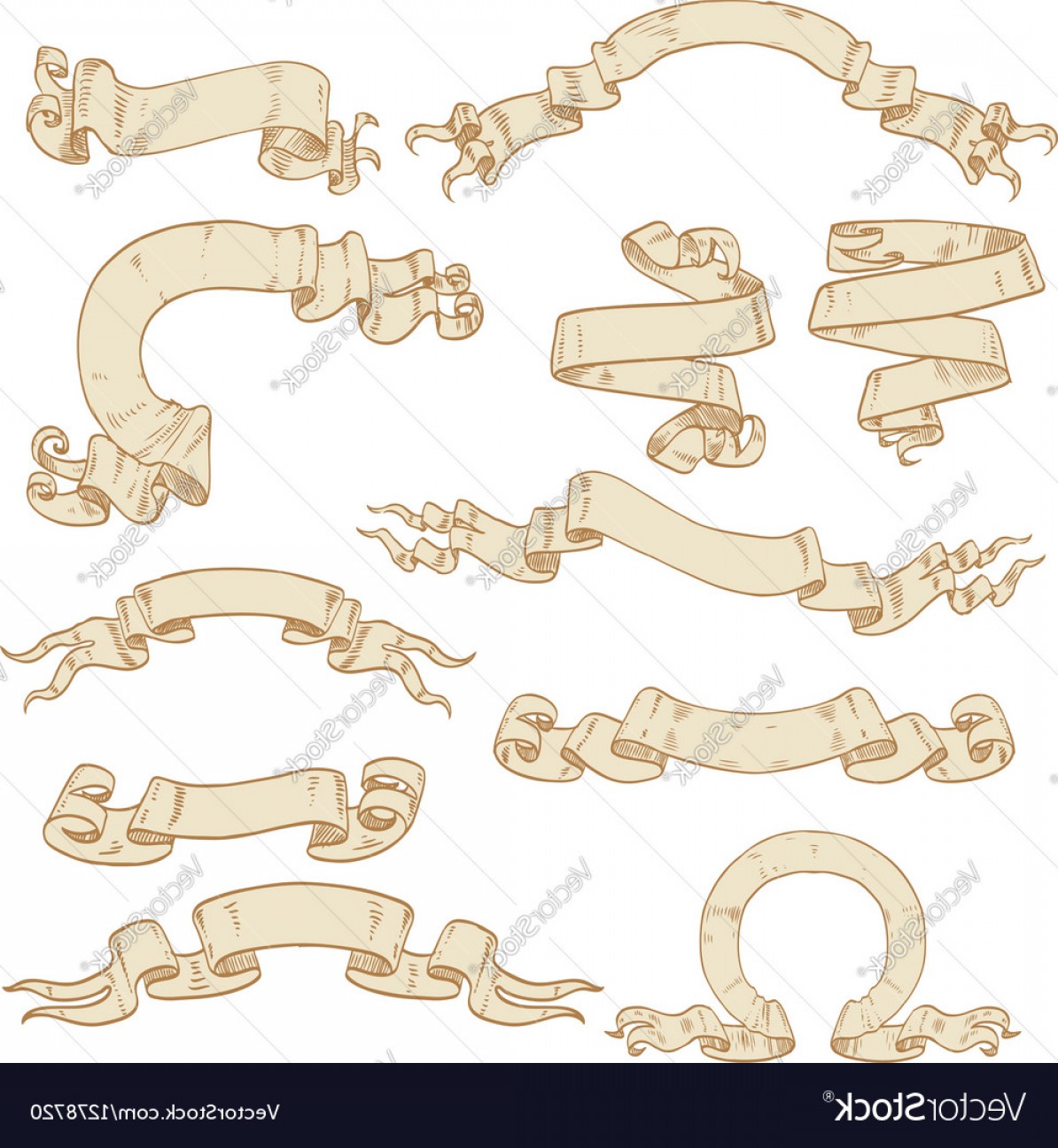 Scroll Banner Vector at Vectorified.com | Collection of Scroll Banner ...