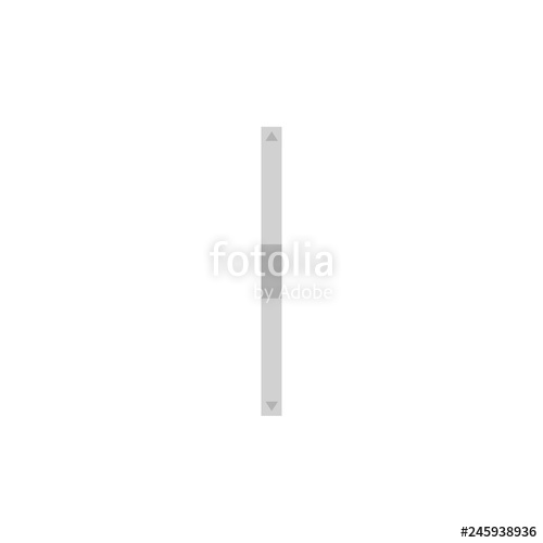 500x500 Scrollbar Icon Vector Flat Design Stock Image And Royalty Free