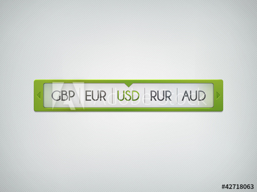 500x375 Web Scroll Bar Vector Illustration