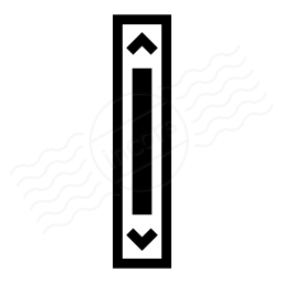 256x256 Iconexperience I Collection Scroll Bar Vertical Icon