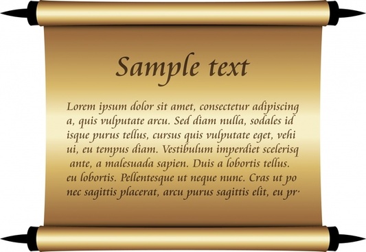 533x368 Vector Scroll Free Vector Download