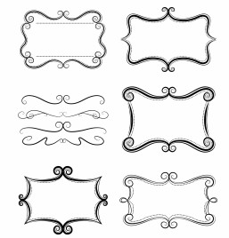 257x268 Funky Frames Vectors Stock In Format For Free Download