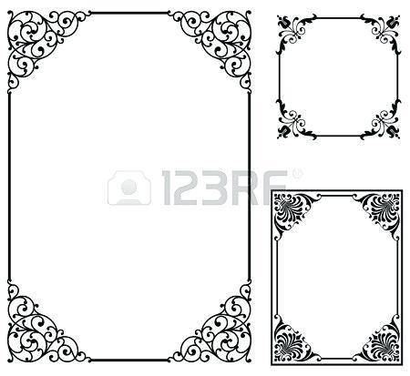 Scroll Frame Vector at Vectorified.com | Collection of Scroll Frame