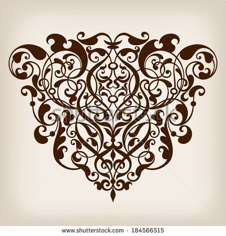 450x470 Scroll Pattern Stock Photos, Illustrations, And Vector Art