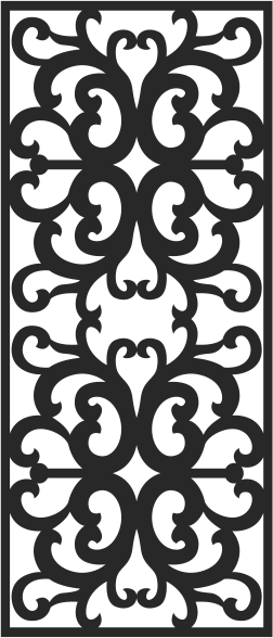252x588 Scroll Saw Vector Pattern Free Vector Cdr Free Download Vector