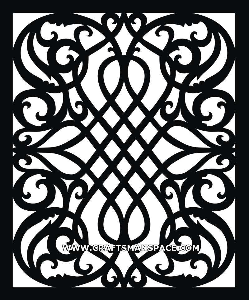 800x964 Scroll Saw Vector Pattern