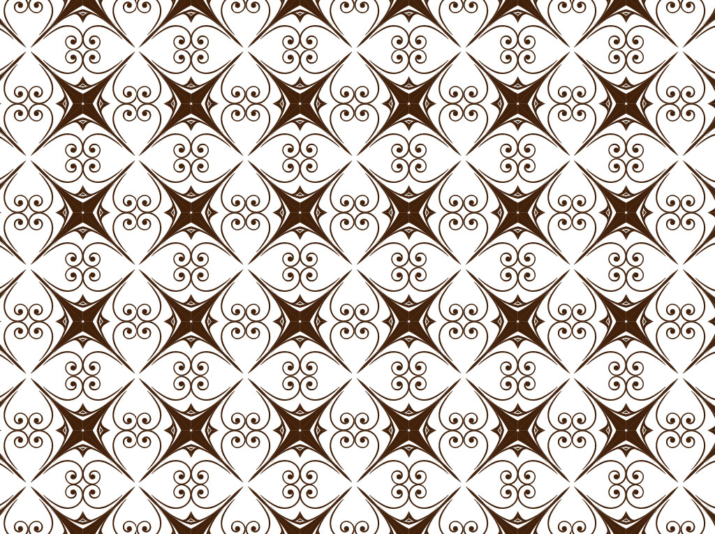 1024x765 Star Scroll Pattern Vector Art Graphics
