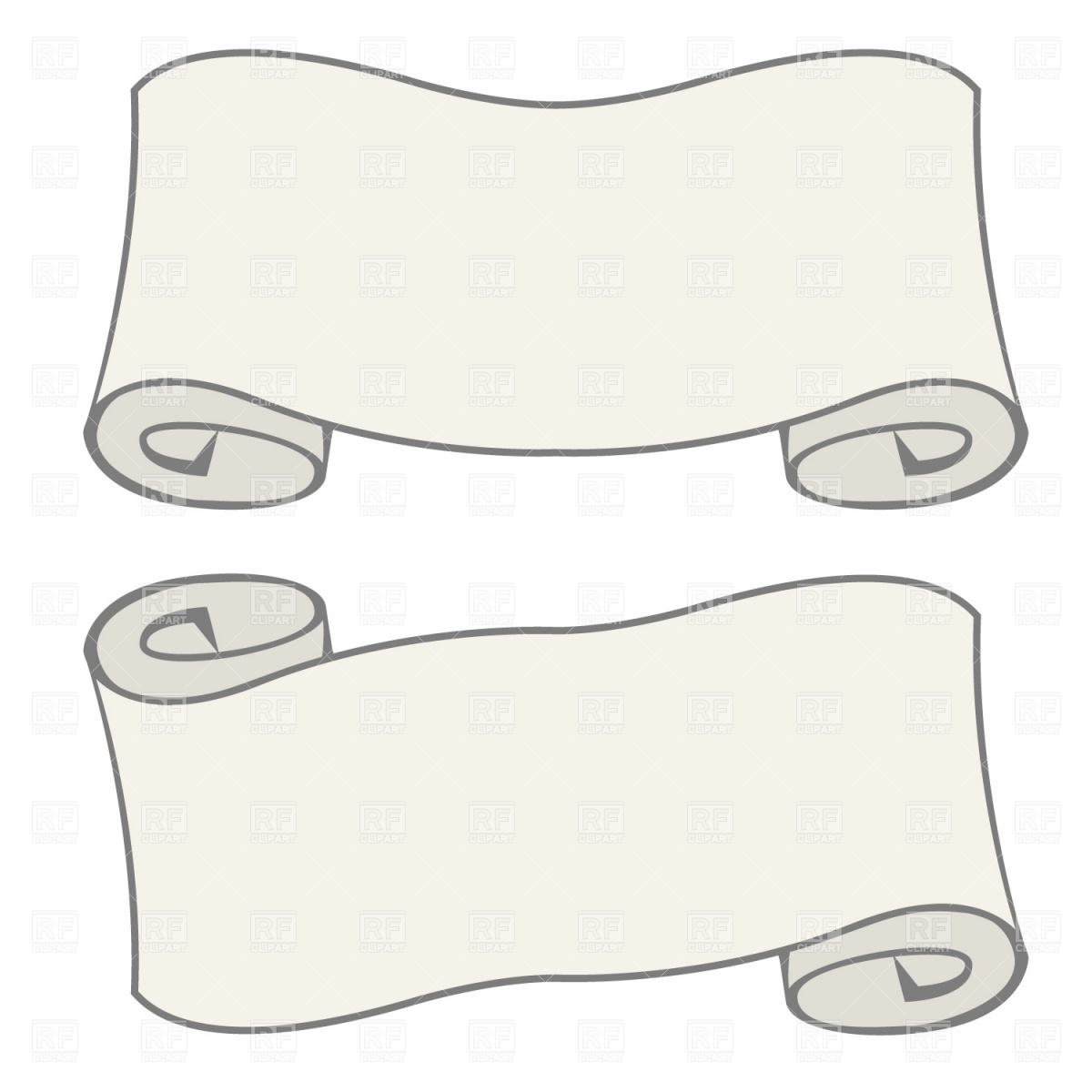 1200x1200 Parchment Scroll Vector Image Of Design Elements Prague