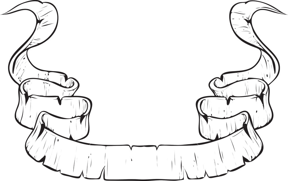 1000x629 Scroll Vector Element Royalty Free Stock Image