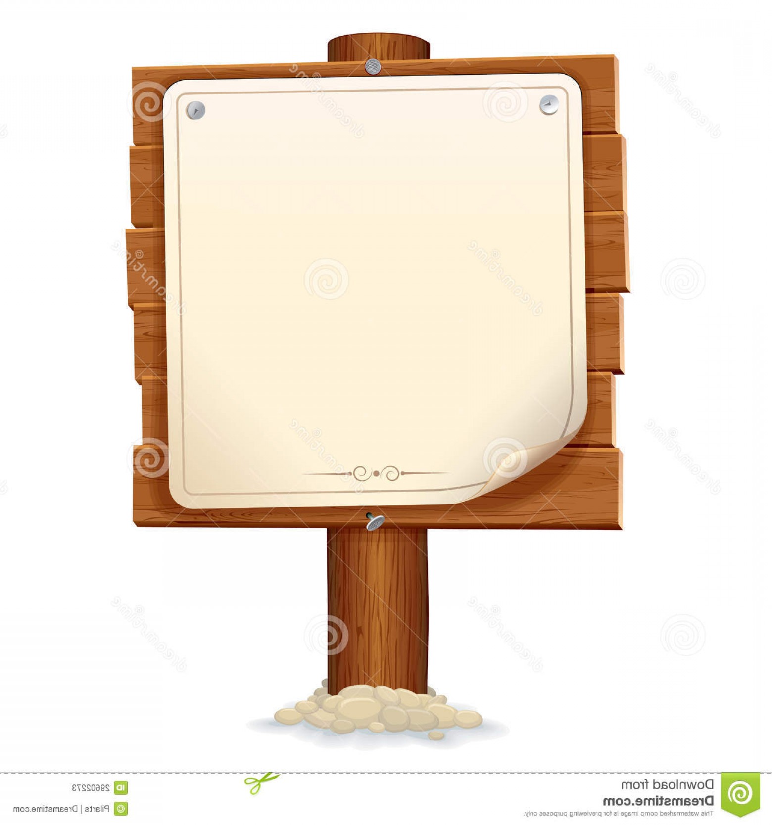 1560x1668 Stock Photos Wooden Sign Paper Scroll Vector Image Image Newwaysys