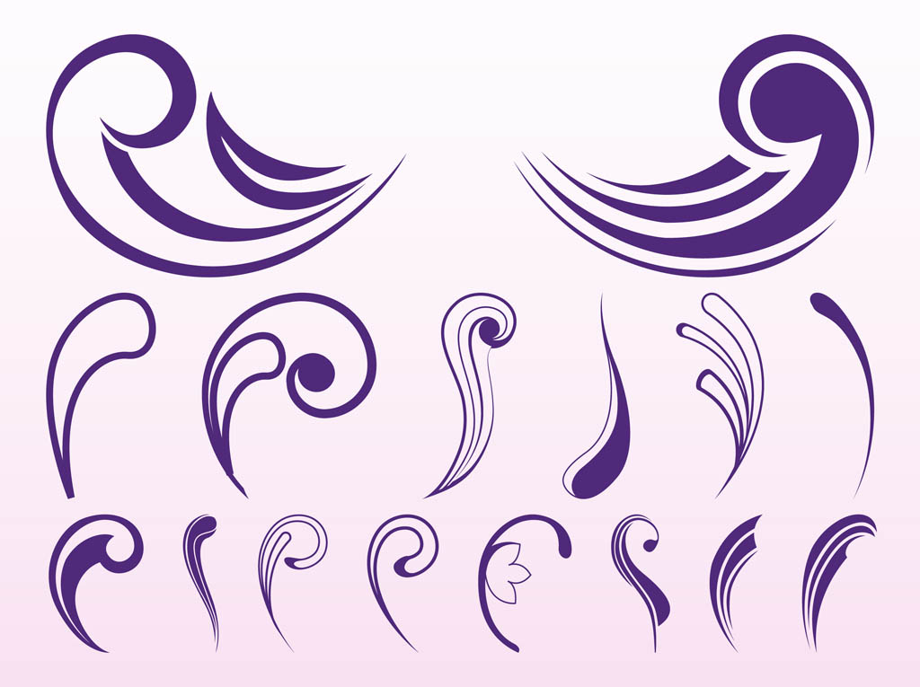 1024x765 Floral Scrolls Vectors Vector Art Graphics