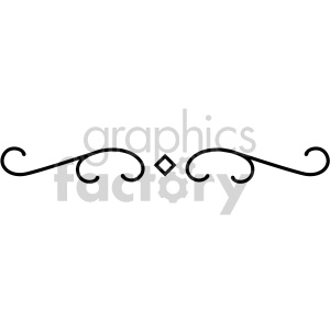 300x300 Wood Appliques Scroll Vector Art Clipart Royalty Free Gif