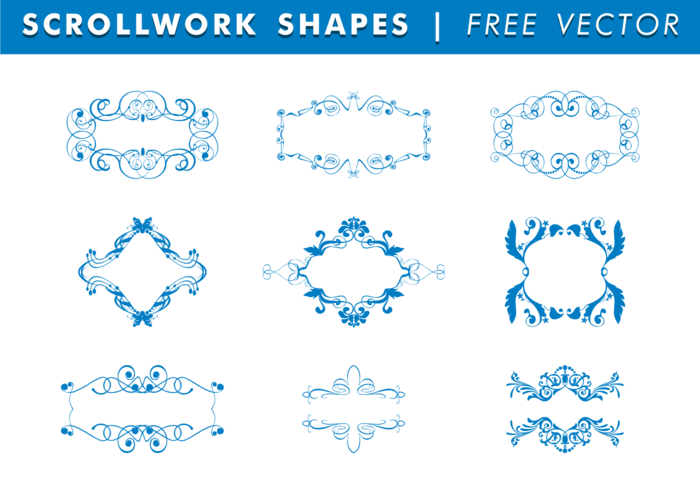700x490 Scrollwork Shapes Free Vector Free Graphics Uihere