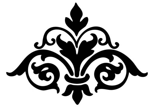 500x356 Scrollwork Scroll Work Clip Art