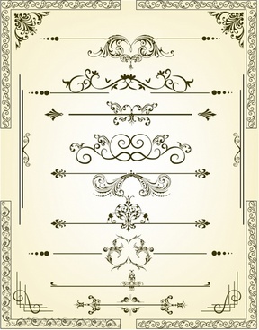 288x368 Vector Victorian Scroll Work Free Vector Download
