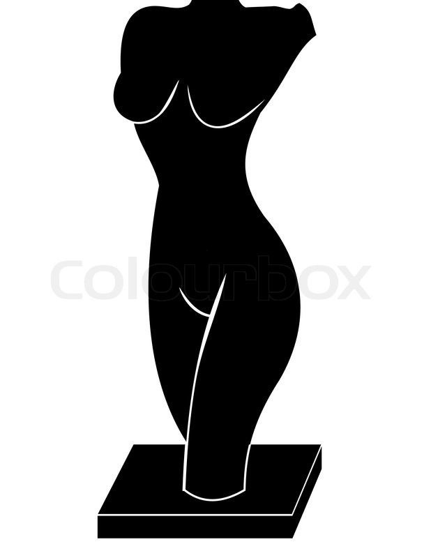 618x800 Vector Sculpture Torso Of Venus Stock Vector Colourbox