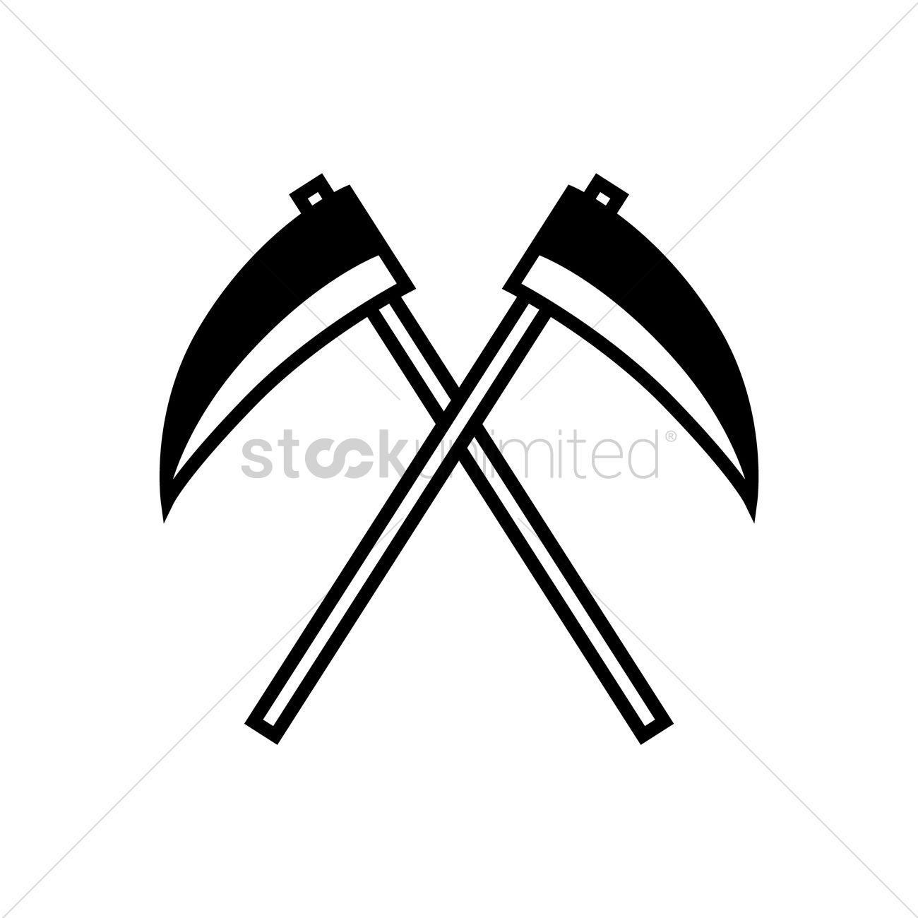 Scythe Vector Image 1300x1300 Scythe Vector Image