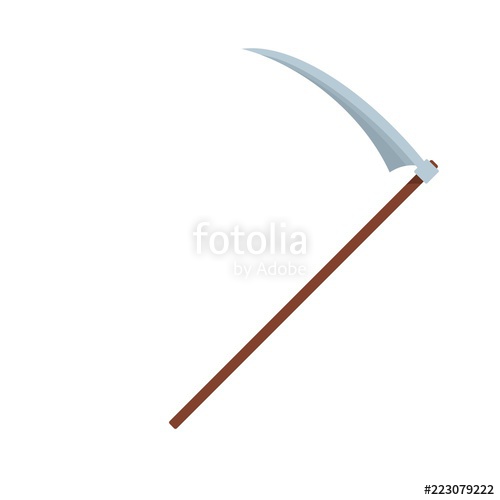 Scythe Icon Flat Illustration Of Scythe Vector Icon For Web 500x500 Scythe Icon Flat Illustration Of Scythe Vector Icon For Web