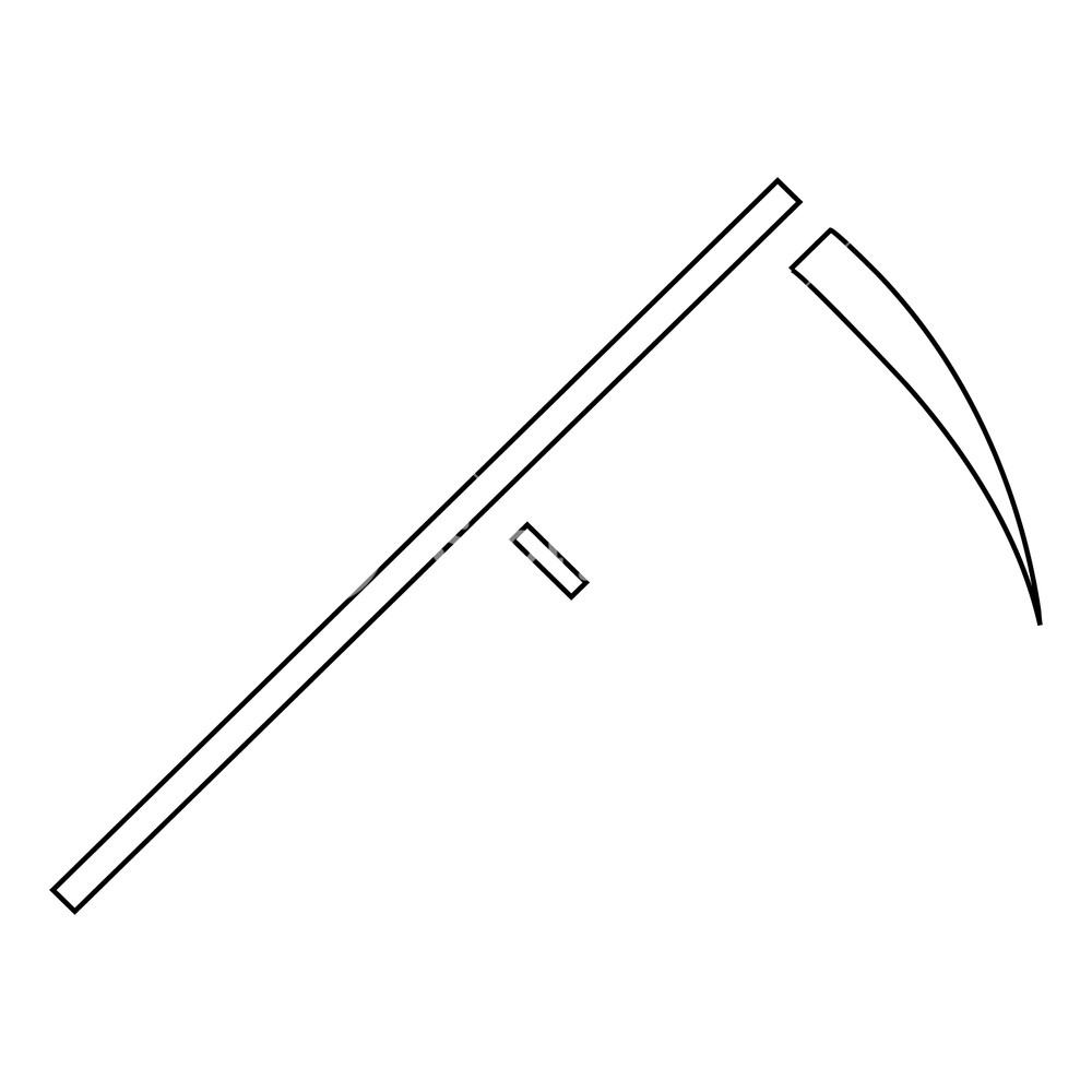 Scythe Icon Outline Illustration Of Scythe Vector Icon For Web 1000x1000 Scythe Icon Outline Illustration Of Scythe Vector Icon For Web