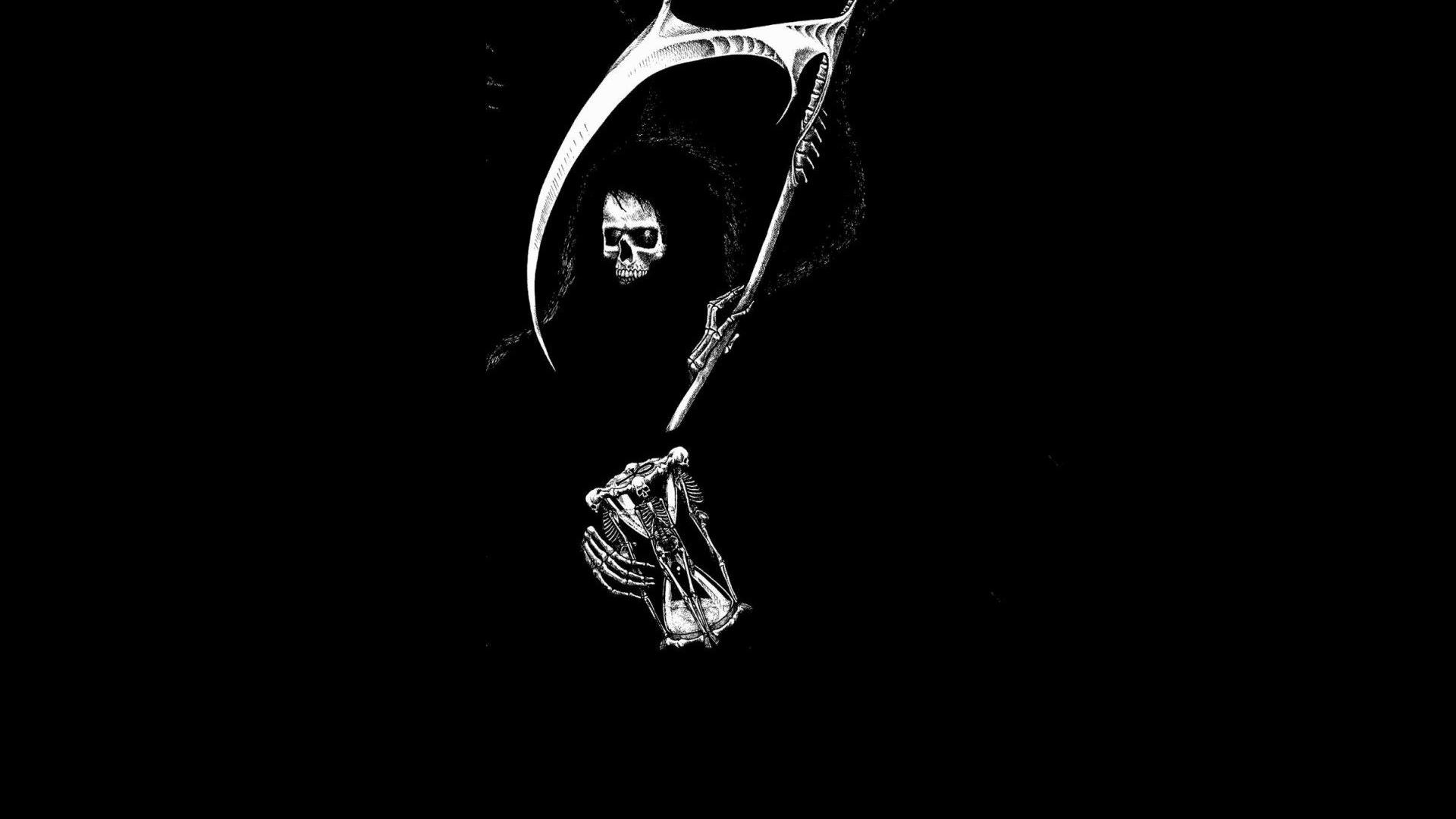 Death Dark Scythe Vector Wallpaper 1920x1080 Death Dark Scythe Vector Wallpaper