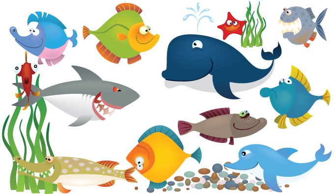 680x395 Sea Animals Vector Free Vectors Ui Download