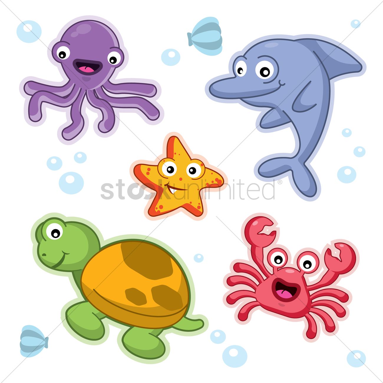 Sea Creatures Vector at Vectorified.com | Collection of Sea Creatures ...