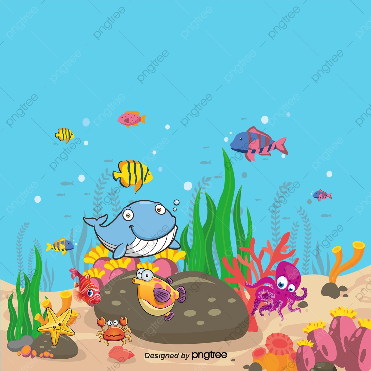Sea Creatures Vector at Vectorified.com | Collection of Sea Creatures
