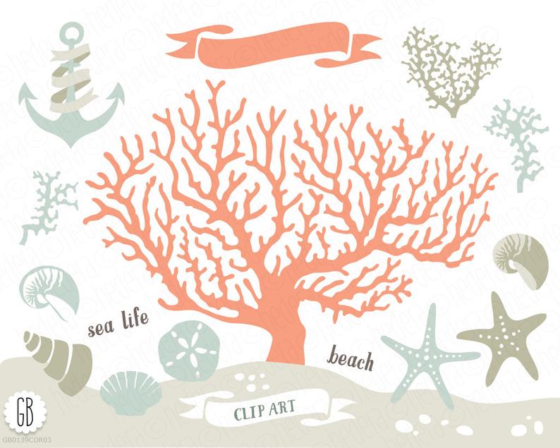Coral Beach Sea Life Vector Clip Art Corals Starfish Sand Etsy 794x635 Coral Beach Sea Life Vector Clip Art Corals Starfish Sand Etsy