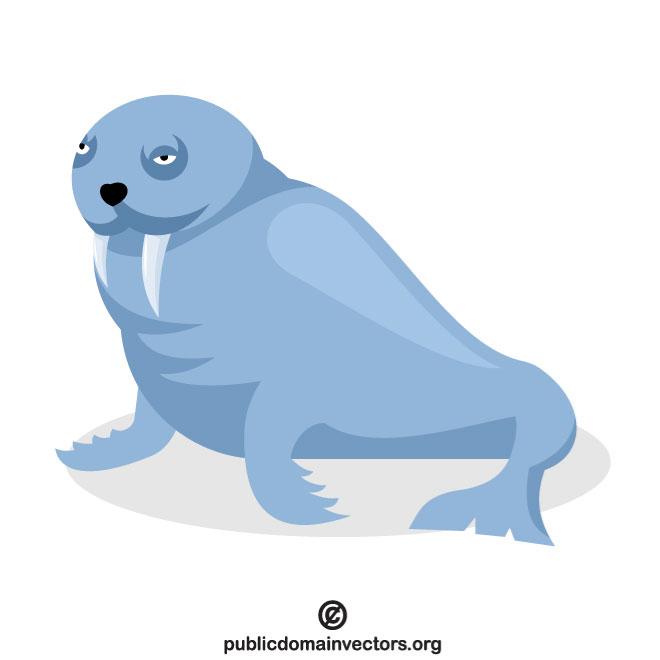 660x660 Sea Lion Vector Image