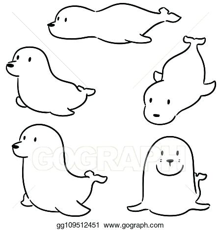 450x470 How To Draw A Sea Lion