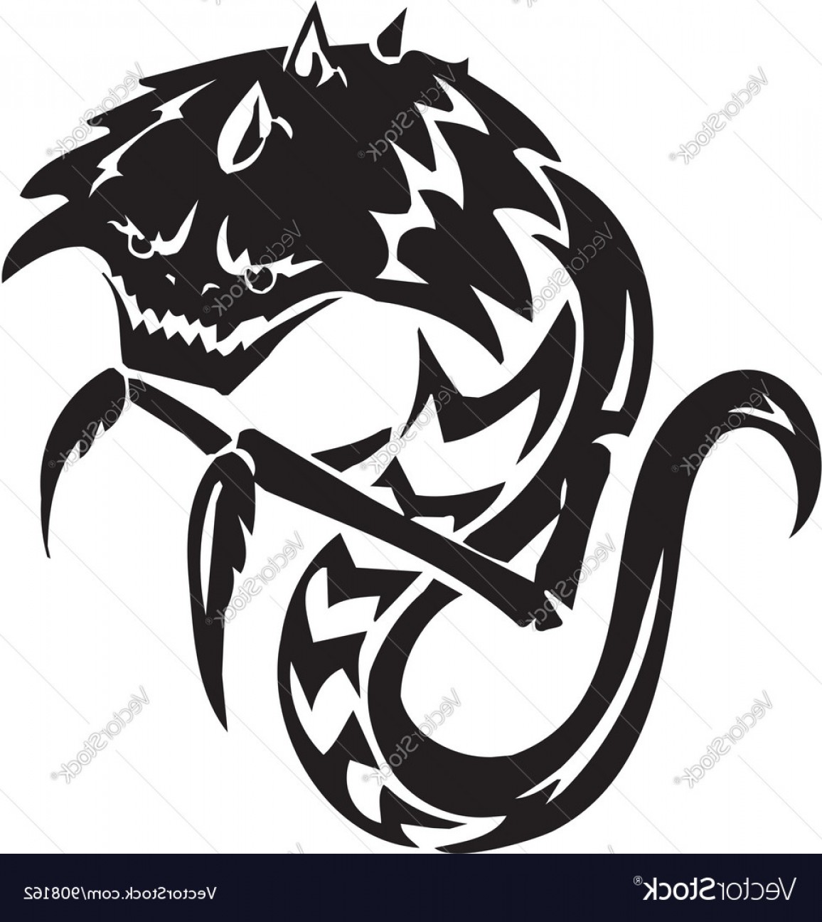 1156x1296 Sea Monster Vinyl Ready Vector Hoodamathrun