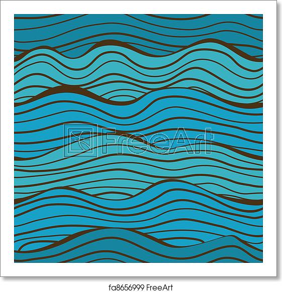 Free Art Print Of Seamless Sea Waves Pattern Seamless Blue Waves 561x581 Free Art Print Of Seamless Sea Waves Pattern Seamless Blue Waves