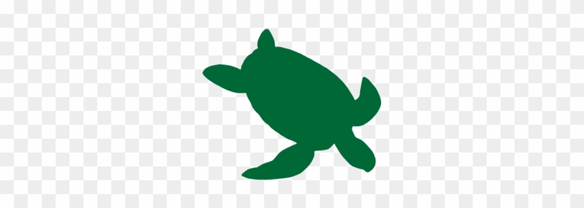 840x300 Sea Turtle Vector Silhouette