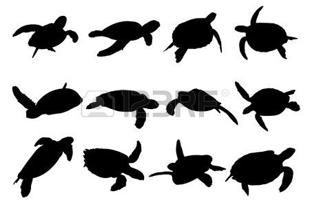 450x300 Stock Vector Vinyl Images Turtle Silhouette, Sea Turtle Art