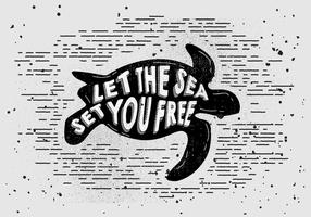 286x200 Sea Turtle Free Vector Art