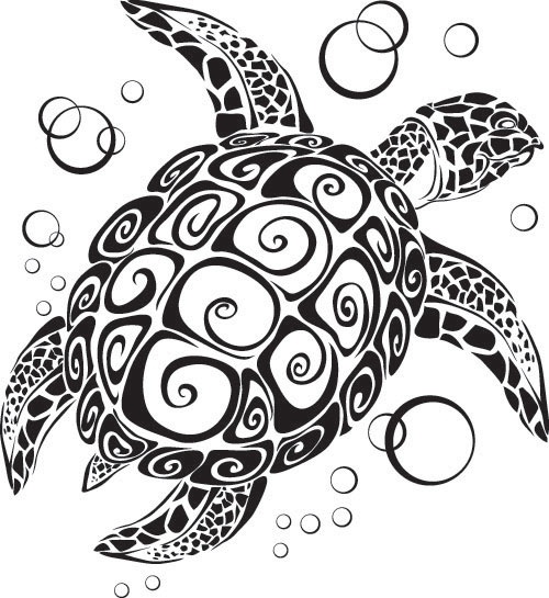 500x545 Turtle Totem Vector Free Vector In Encapsulated Postscript