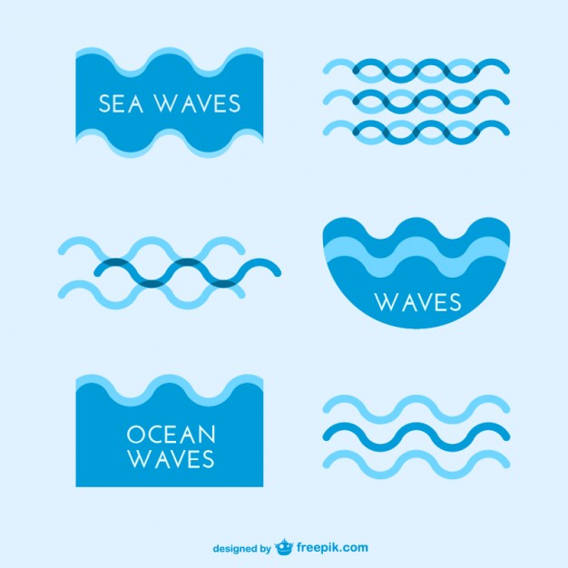 626x626 Sea Waves Logo Templates Free Vector