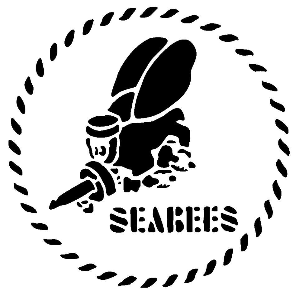 960x949 Seabee Stencil Seabees Can Do! Navy Wife, Stencils, Art