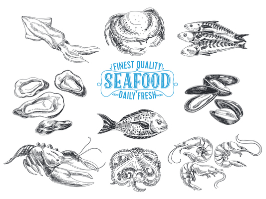 Page Seafood On Curated Vector Illustrations, Stock Royalty Free 533x400 Page Seafood On Curated Vector Illustrations, Stock Royalty Free