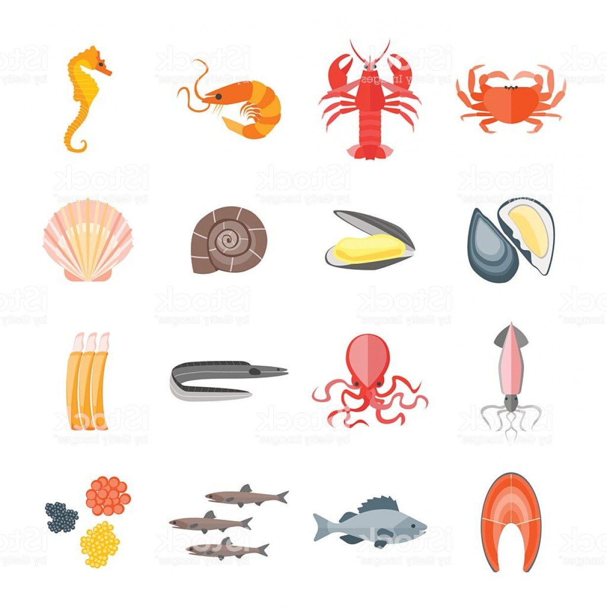 Seafood Vector Savoyuptown 1228x1228 Seafood Vector Savoyuptown