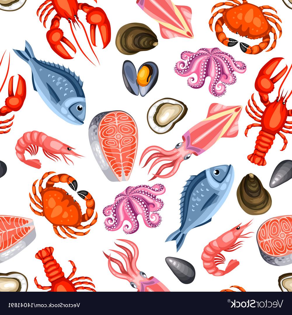 Unique Seafood Vector Library Vector Images Design 1000x1080 Unique Seafood Vector Library Vector Images Design