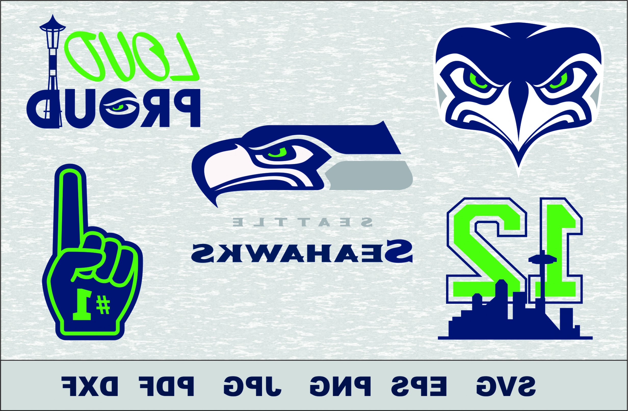 2464x1611 Seattle Seahawks Dxf Logo Silhouette Studio Transfer Iron