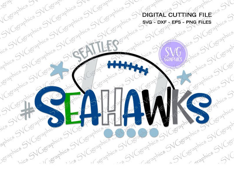 794x586 Svgdxf Digital Cutting Seattle Seahawks Football Etsy