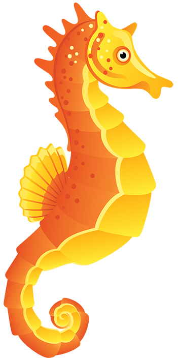 351x710 Seahorse Free Sea Horse Clip Art Vector For Download