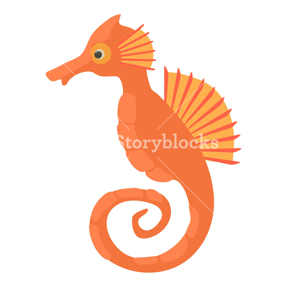 1000x1000 Seahorse Icon Cartoon Illustration Of Seahorse Vector Icon