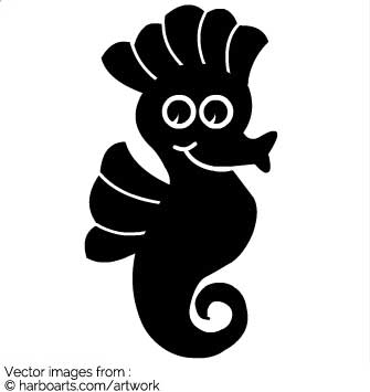 335x355 Download Cartoon Seahorse